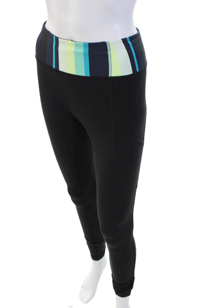 Lululemon Womens Activewear Mid-Rise Ankle Leggings Black Size 4