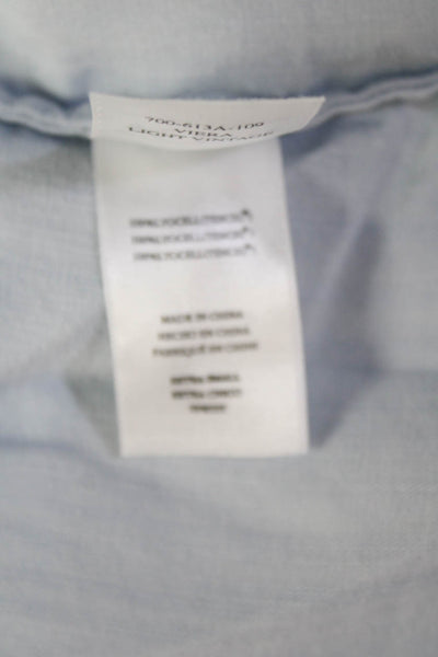 Rails Women Light Blue V-Neck Short Sleeve Blouse Tencel Size XS