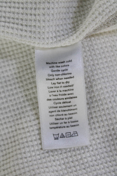 Rag & Bone Jean Women White Long Sleeve Round Neck Top Cotton Modal Size XS