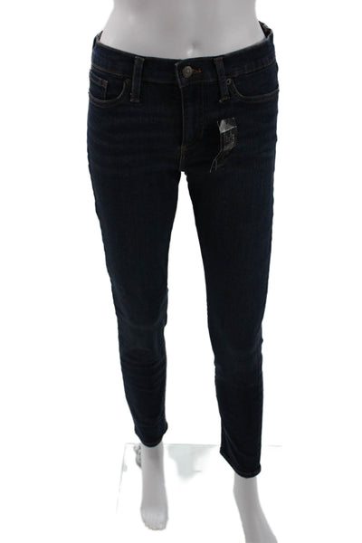 Banana Republic Women Skinny Dark Blue High Rise Jeans Size 27