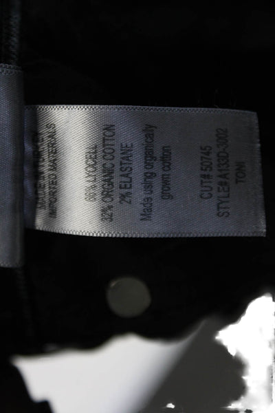 Agolde, Womens Black High Waist Cropped Ankle Jeans Size 27