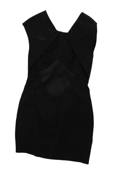 Robert Rodriguez Women Bodycon Pencil Dress Black Silk Size 2