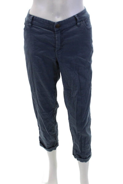 Hatch Women Cropped Chino Pants Dark Blue Maternity Size 1