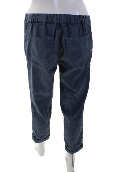 Hatch Women Cropped Chino Pants Dark Blue Maternity Size 1