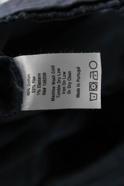 Hatch Women Cropped Chino Pants Dark Blue Maternity Size 1