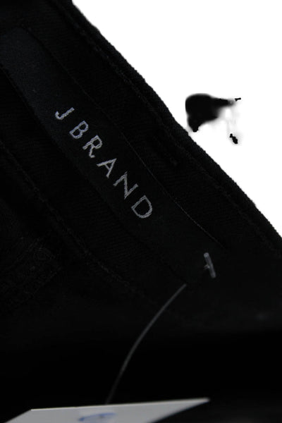 J Brand Womens Cropped Skinny Black Jeans Size 24