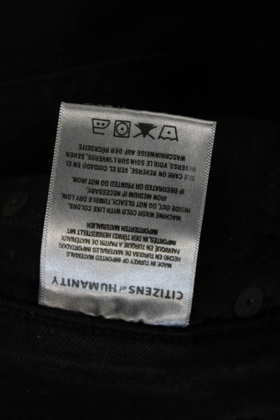 Citizens of Humanity Women Ankle Skinny Jeans Black Maternity Size 24