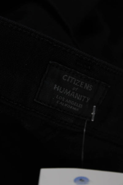 Citizens of Humanity Women Ankle Skinny Jeans Black Maternity Size 24