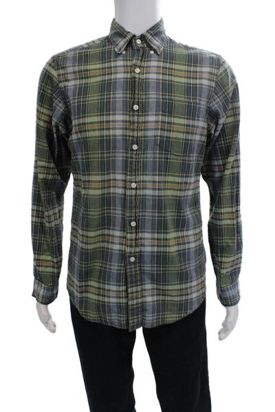 Ralph Lauren Men's Long Sleeves Button Down Multicolor Plaid Shirt Size M