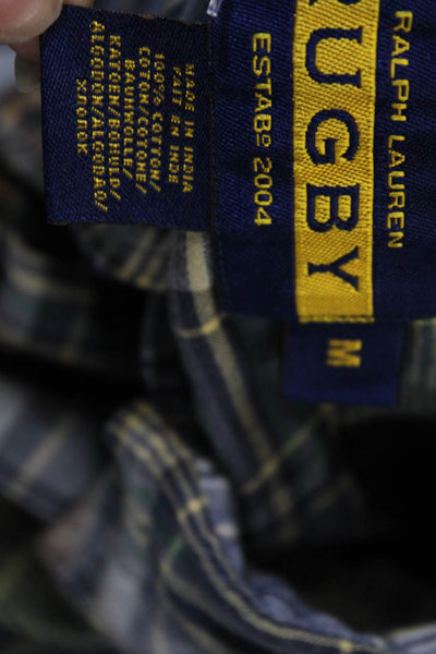 Ralph Lauren Men's Long Sleeves Button Down Multicolor Plaid Shirt Size M