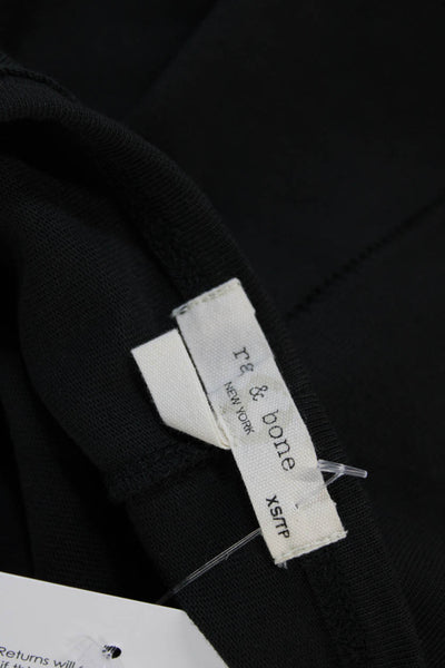Rag & Bone Women Black T-Shirt Dress Organic Cotton Crew Neck Size XS