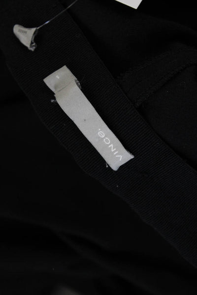 Vince Women Ankle Dress Pants Black Zip Petite Size S