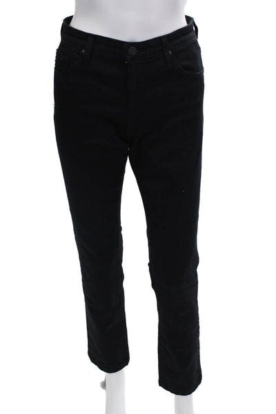AG Adriano Goldschmied Women Straight Black Jeans Size 28