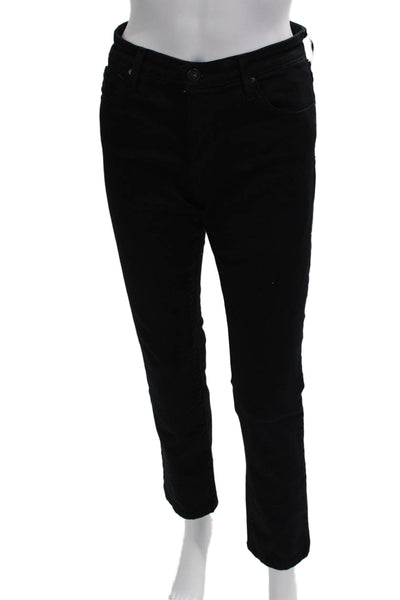 AG Adriano Goldschmied Women Straight Black Jeans Size 28