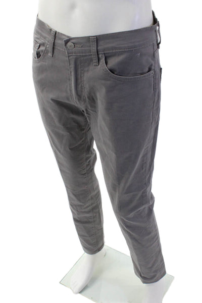 Levis Mens Chino Pants Gray 98% Cotton 2% Elastane Size 31
