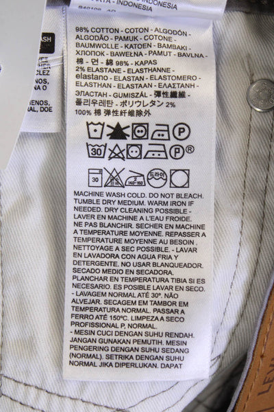 Levis Mens Chino Pants Gray 98% Cotton 2% Elastane Size 31