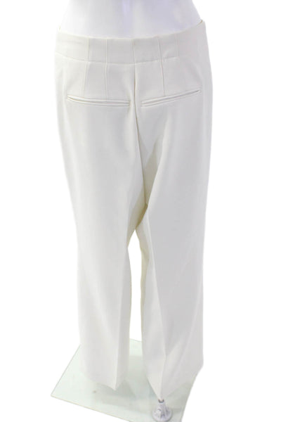 Ann Taylor Women Dress Pants White Hook & Eye Size 10P