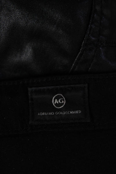 AG Adriano Goldschmied Womens Ankle Jegging Black Mid Rise Inseam 30 Size 27