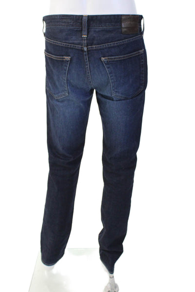 AG Adriano Goldschmied Mens Dark Blue Straight Leg Jeans Size 31