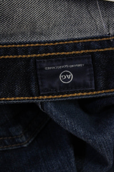 AG Adriano Goldschmied Mens Dark Blue Straight Leg Jeans Size 31