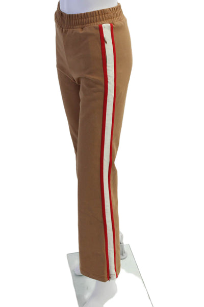Maeve Anthropologie Women Striped Brown Jogger Sweatpants Size XS