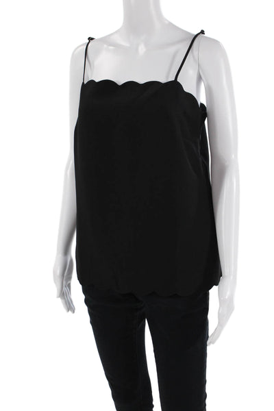 Banana Republic Womens Black Camisole Polyester Solid Sleeveless Size M