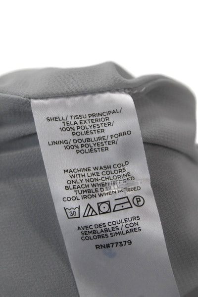 Ann Taylor, Womens Gray Sleeveless High Neck Blouse Size M