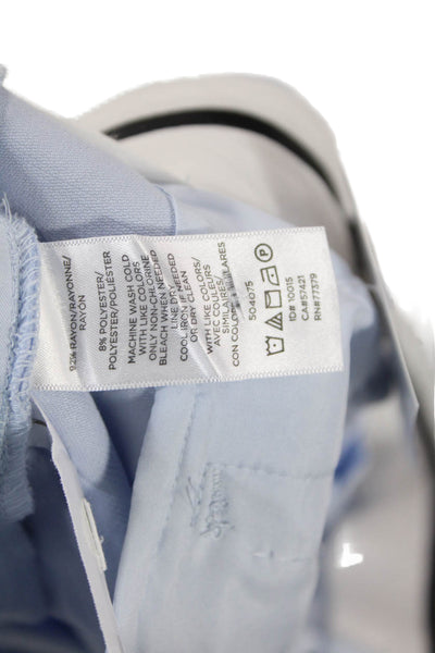 Ann Taylor Womens Light Blue Dress Pants Size 8P