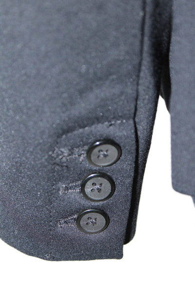 Designer Unisex Black Moon Graphic Collared Button Blazer Size XL