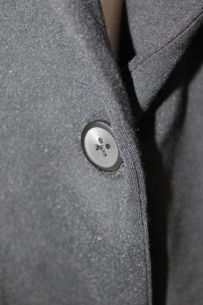 Designer Unisex Black Moon Graphic Collared Button Blazer Size XL