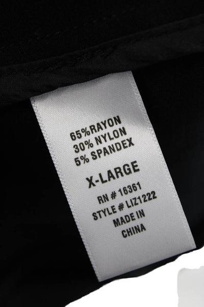 Designer Unisex Black Moon Graphic Collared Button Blazer Size XL