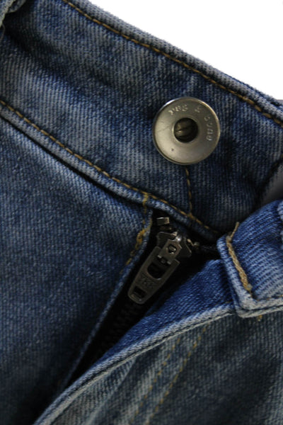 Rag & Bone Womens Boyfriend Cropped Jeans Blue Size 25