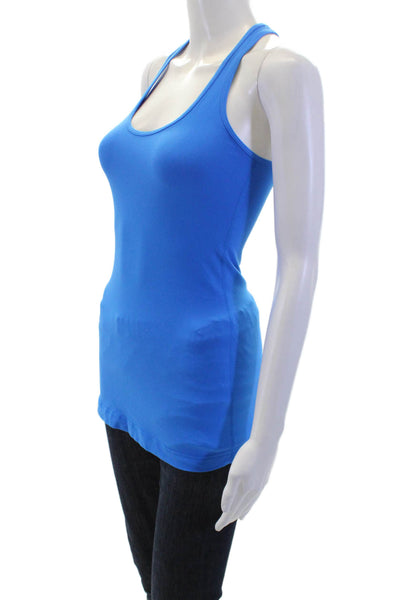 Lululemon Womens Basic Blue Sleeveless Tank Nylon Blend Size 2