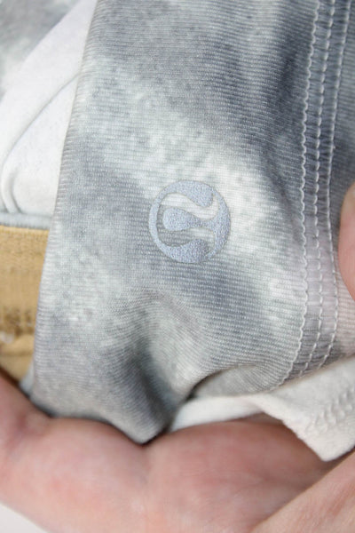 Lululemon Women White Nylon Blend Sleeveless Camisole Round Neck Size S