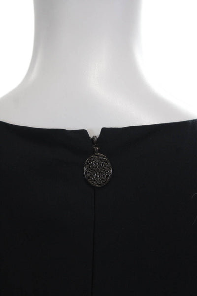 Elie Tahari Womens Sheath Pencil Dress Black Sleeveless Size 16