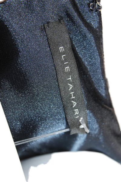 Elie Tahari Womens Sheath Pencil Dress Black Sleeveless Size 16