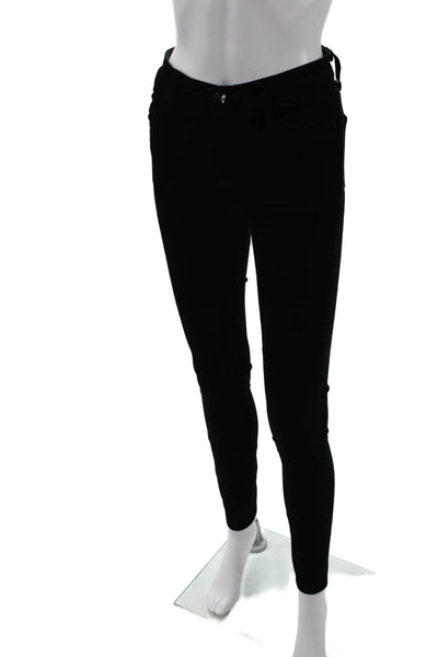 J Brand, Womens Jeggings Black Mid Rise 29in Inseam Size 24