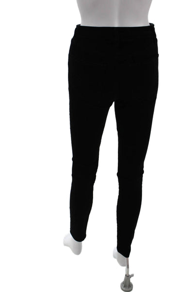 J Brand, Womens Jeggings Black Mid Rise 29in Inseam Size 24