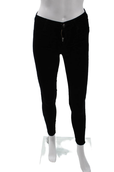 J Brand Women Black Ankle Jeggings Mid Rise Size 24