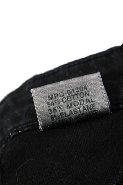 J Brand Women Black Ankle Jeggings Mid Rise Size 24