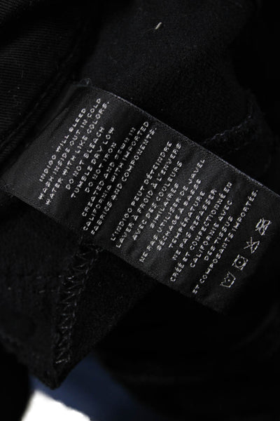 J Brand Women Black Ankle Jeggings Mid Rise Size 24