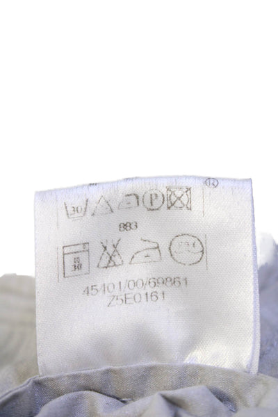 Moncler Women Military Jacket Beige Cotton Buckle High Neck Size 3