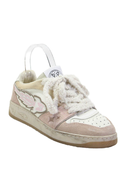 Enterprise Japan Womens EJ Egg Rocket Low-Top Sneakers Pink Size 7