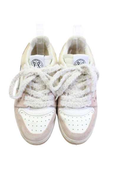 Enterprise Japan Womens EJ Egg Rocket Low-Top Sneakers Pink Size 7