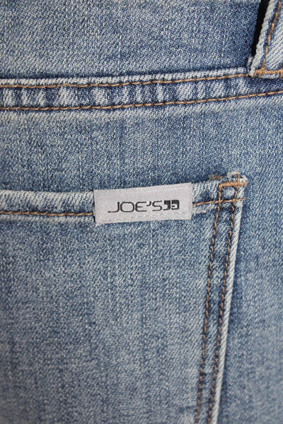 Joes Women Bootcut Cargo Jeans Blue Button Mid Rise Size 26