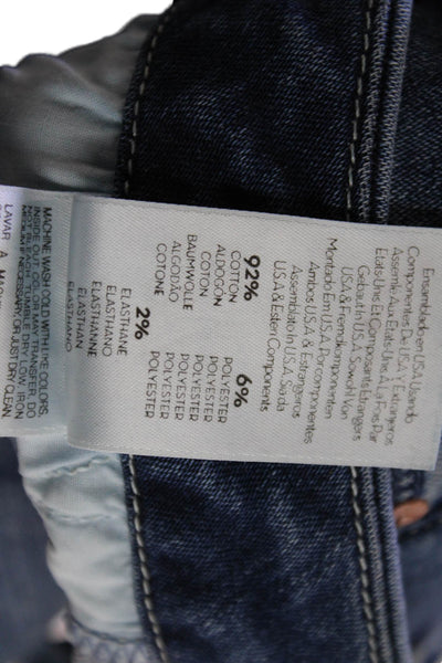 Mother Womens Cropped Ankle Blue Jeans Size 27