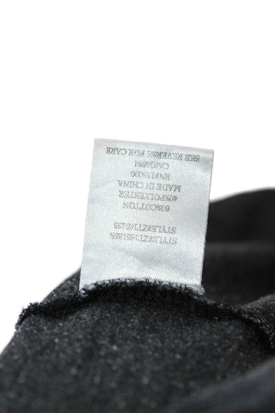Z Supply Women Basic V-Neck Tank Dark Gray Sleeveless Size M