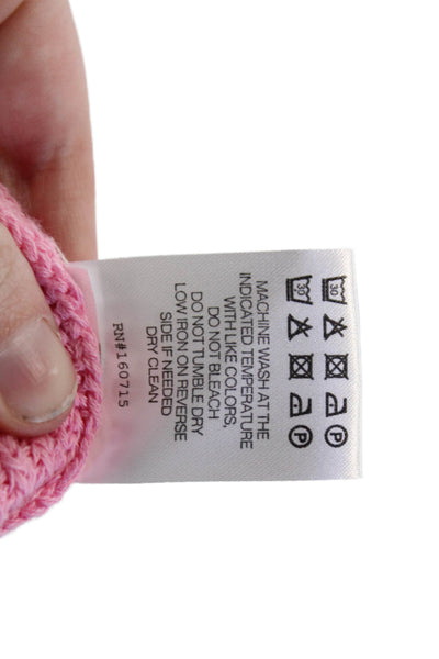 Ser.O.Ya Womens Cotton Stretch Knit Sweater Mini Skirt Pink Size S