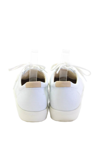 ECCO Womens Suede Low Top Lace Up Sneakers Sky Blue Size 7-7.5