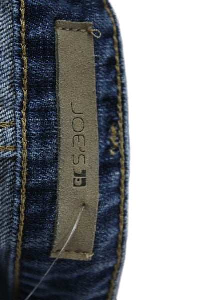 Joes Womens Cotton Distressed Detail Denim Mini Skirts Blue Size 25